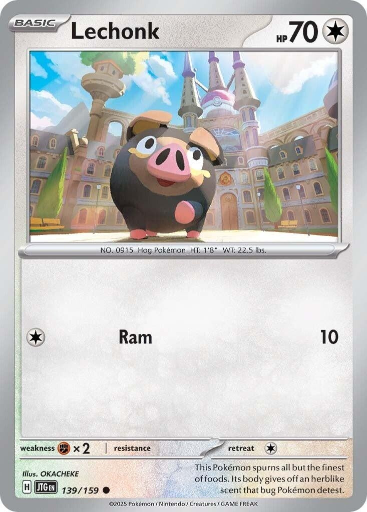 Image for Lechonk (139/159) [SV09: Journey Together] - Pokemon
