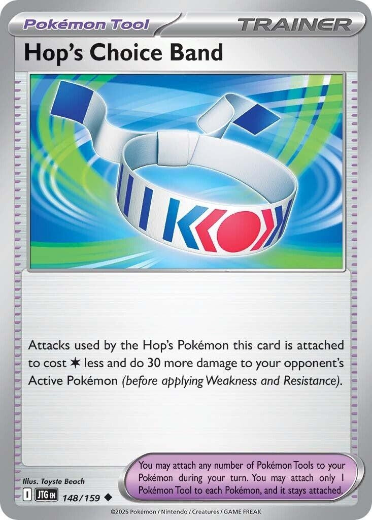 Image for Hop's Choice Band (148/159) [SV09: Journey Together] - Pokemon