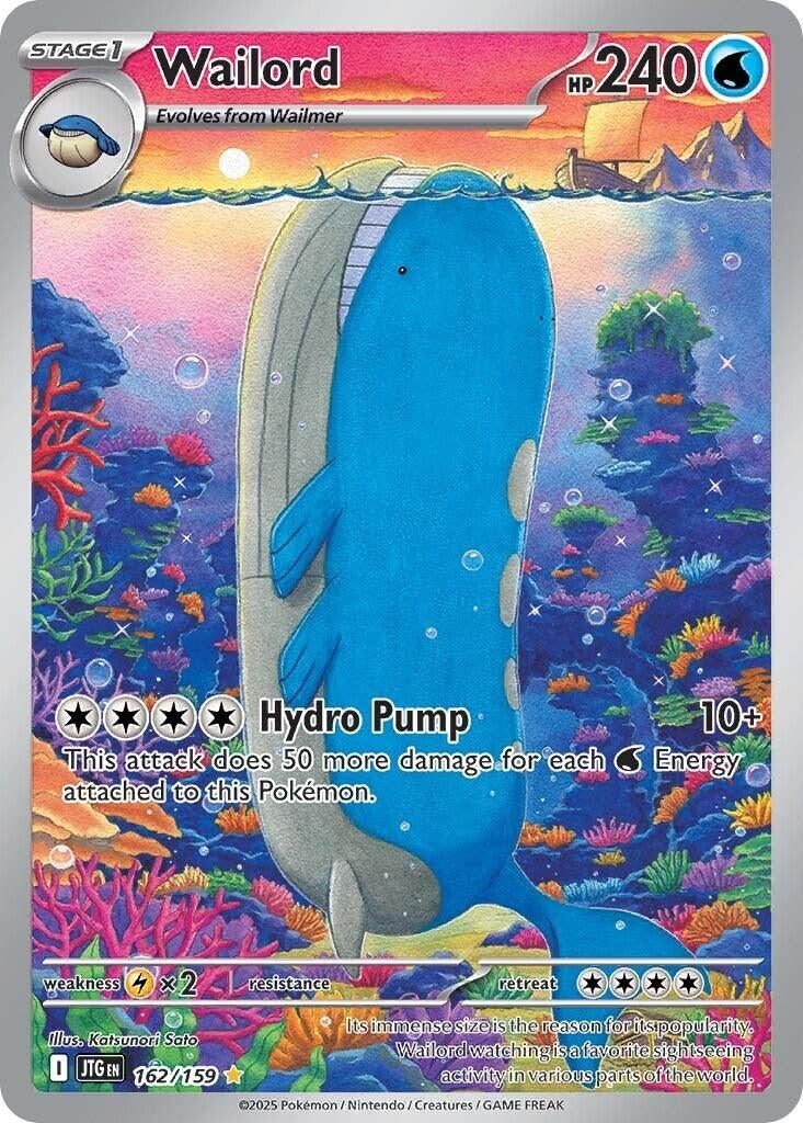 Image for Wailord (162/159) [SV09: Journey Together] - Pokemon