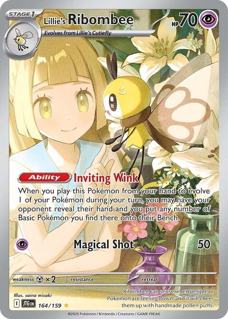 Image for Lillie's Ribombee (164/159) [SV09: Journey Together] - Pokemon