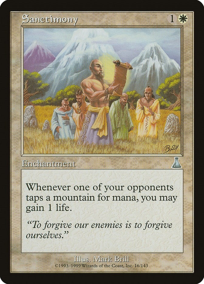 Image for Sanctimony (16) [Urza's Destiny] - Magic: The Gathering