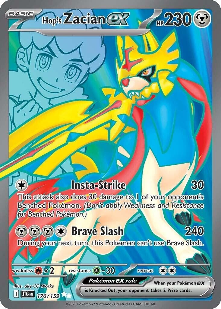 Image for Hop's Zacian ex (176/159) [SV09: Journey Together] - Pokemon