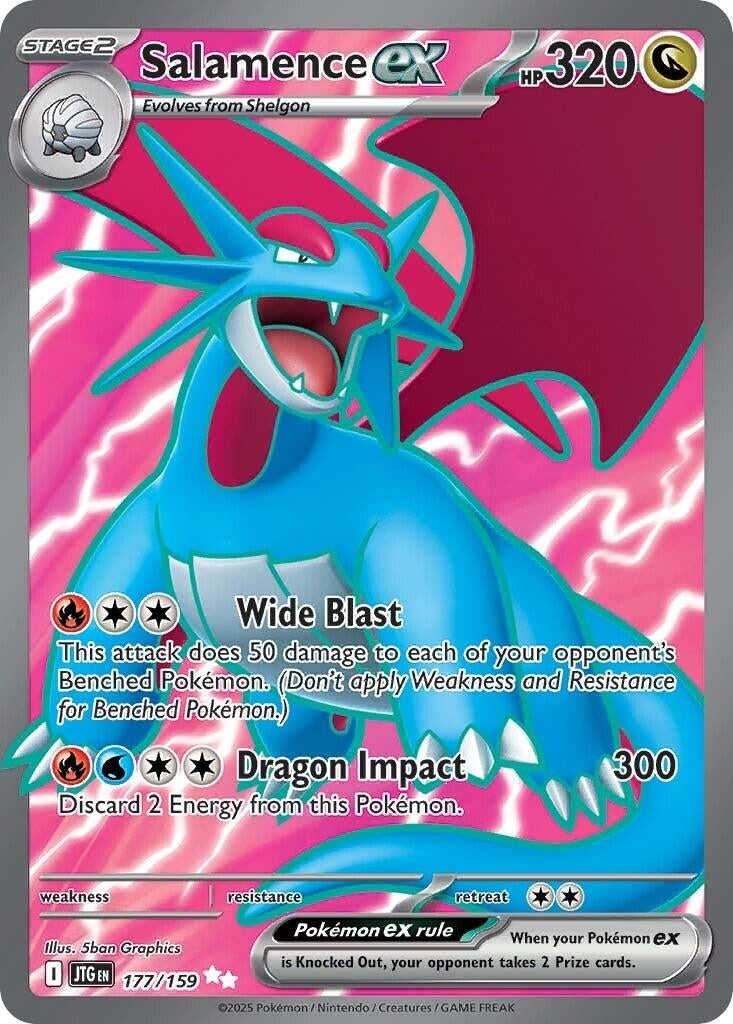 Image for Salamence ex (177/159) [SV09: Journey Together] - Pokemon