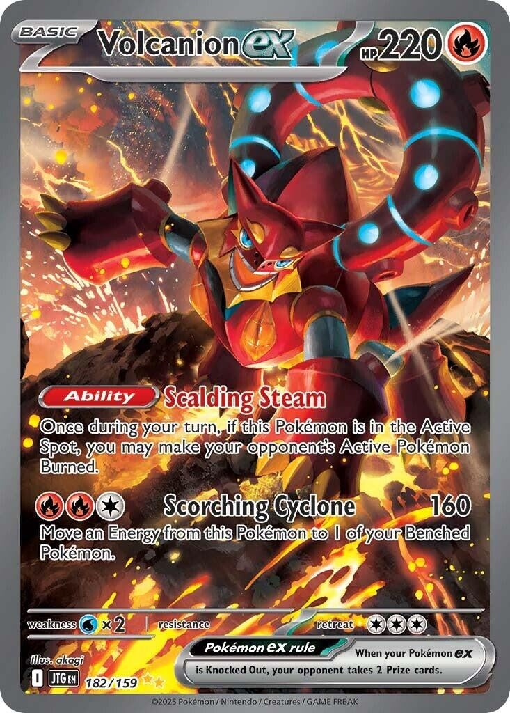 Image for Volcanion ex (182/159) [SV09: Journey Together] - Pokemon