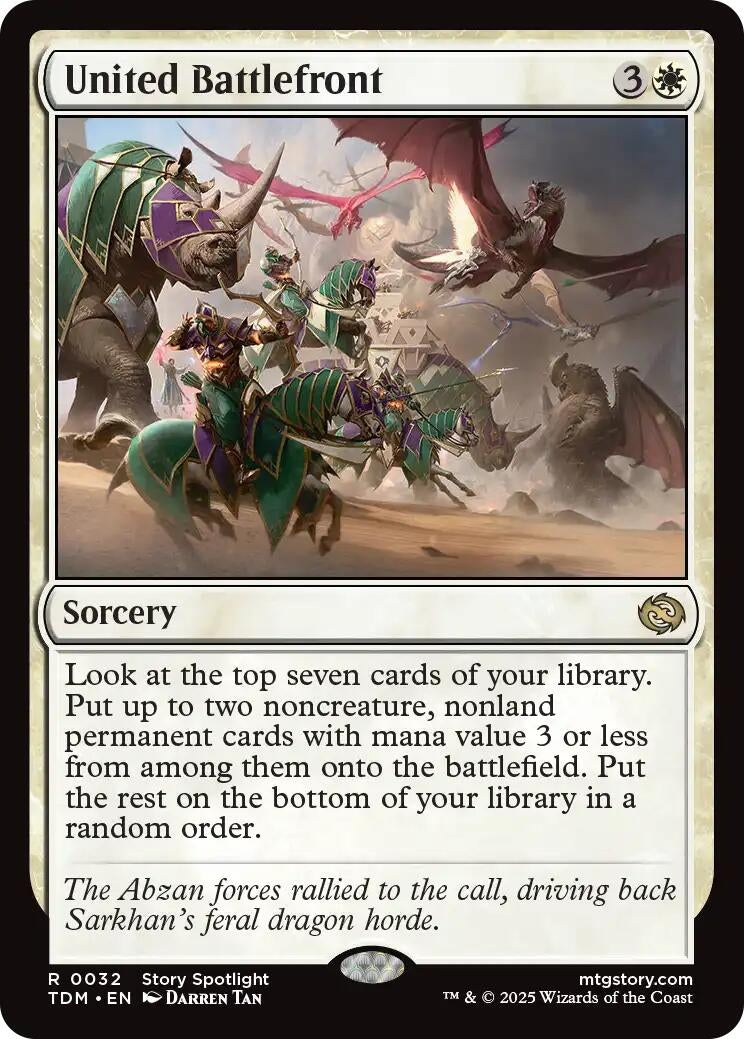 Image for United Battlefront (32) [Tarkir: Dragonstorm] - Magic: The Gathering