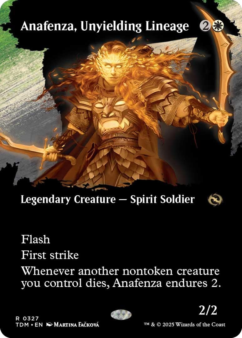 Image for Anafenza, Unyielding Lineage (Borderless) (327) [Tarkir: Dragonstorm] - Magic: The Gathering