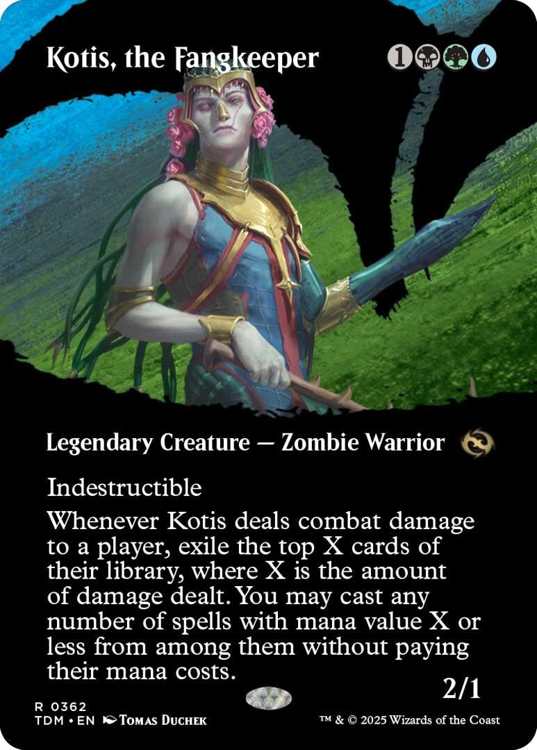 Image for Kotis, the Fangkeeper (Borderless) (362) [Tarkir: Dragonstorm] - Magic: The Gathering