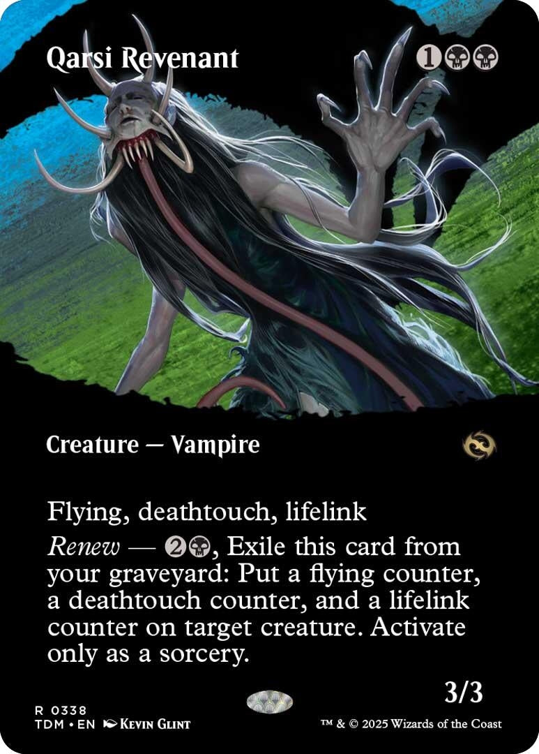 Image for Qarsi Revenant (Borderless) (338) [Tarkir: Dragonstorm] - Magic: The Gathering