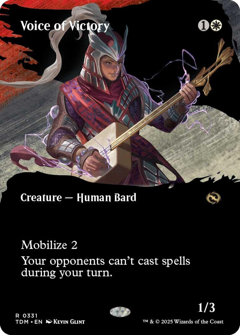 Image for Voice of Victory (Borderless) (331) [Tarkir: Dragonstorm] - Magic: The Gathering