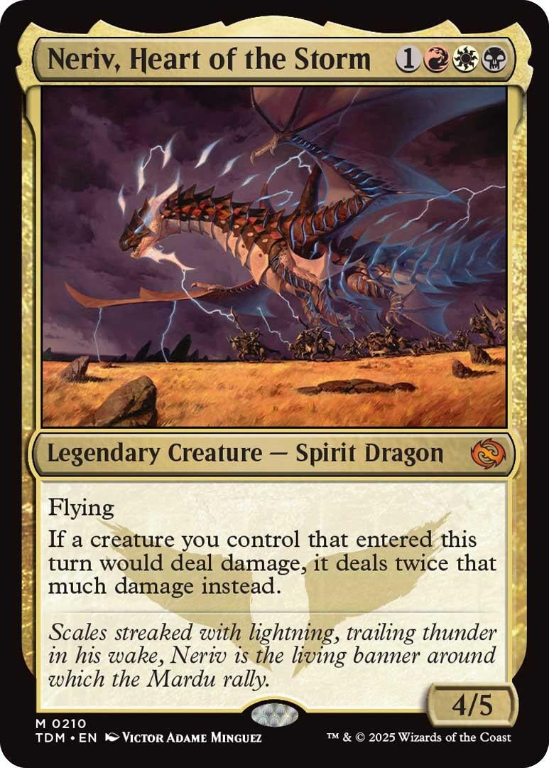 Image for Neriv, Heart of the Storm (210) [Tarkir: Dragonstorm] - Magic: The Gathering
