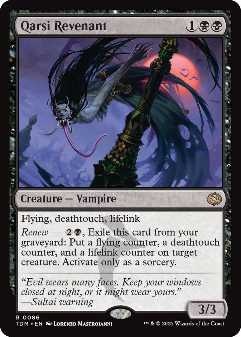 Image for Qarsi Revenant (86) [Tarkir: Dragonstorm] - Magic: The Gathering