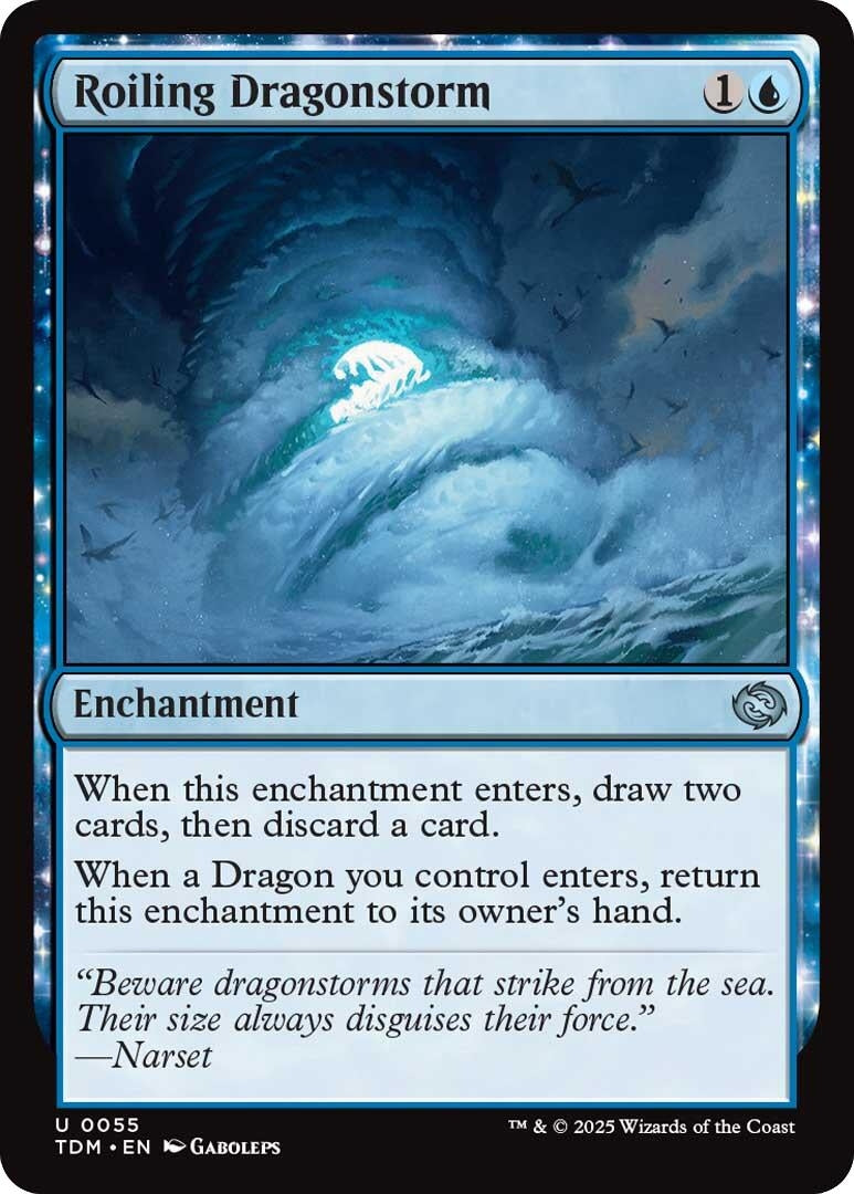 Image for Roiling Dragonstorm (55) [Tarkir: Dragonstorm] - Magic: The Gathering