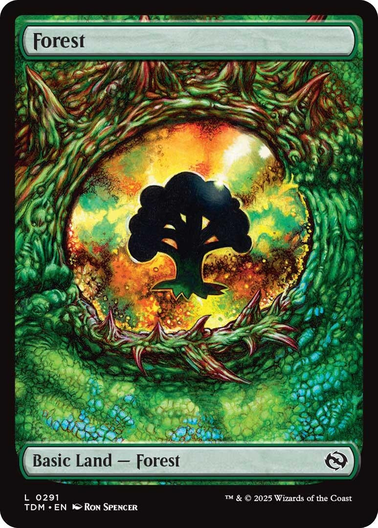 Image for Forest (0291) (291) [Tarkir: Dragonstorm] - Magic: The Gathering