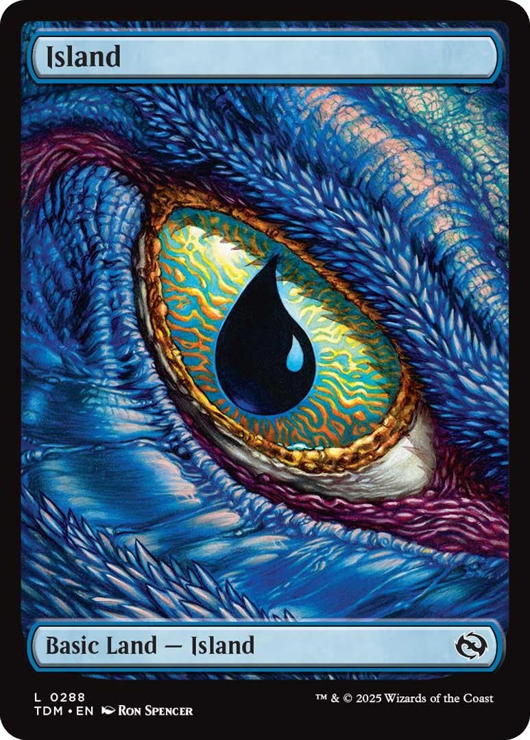 Image for Island (0288) (288) [Tarkir: Dragonstorm] - Magic: The Gathering
