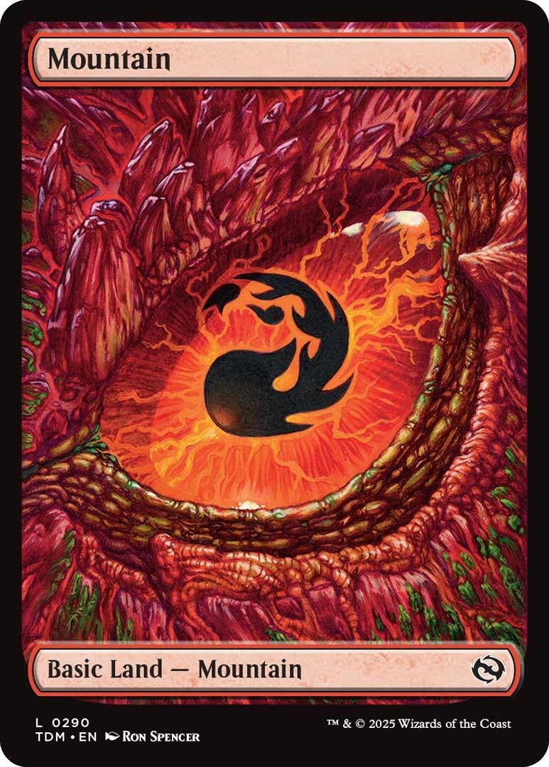 Image for Mountain (0290) (290) [Tarkir: Dragonstorm] - Magic: The Gathering