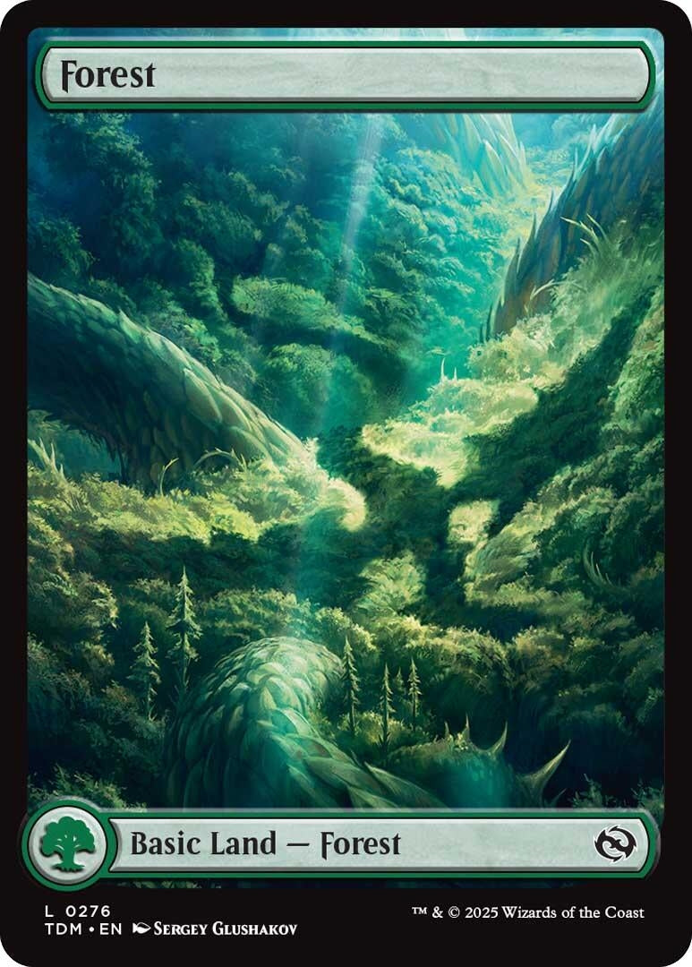 Image for Forest (0276) (276) [Tarkir: Dragonstorm] - Magic: The Gathering