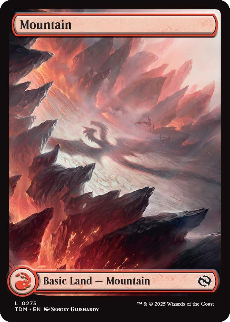 Image for Mountain (0275) (275) [Tarkir: Dragonstorm] - Magic: The Gathering
