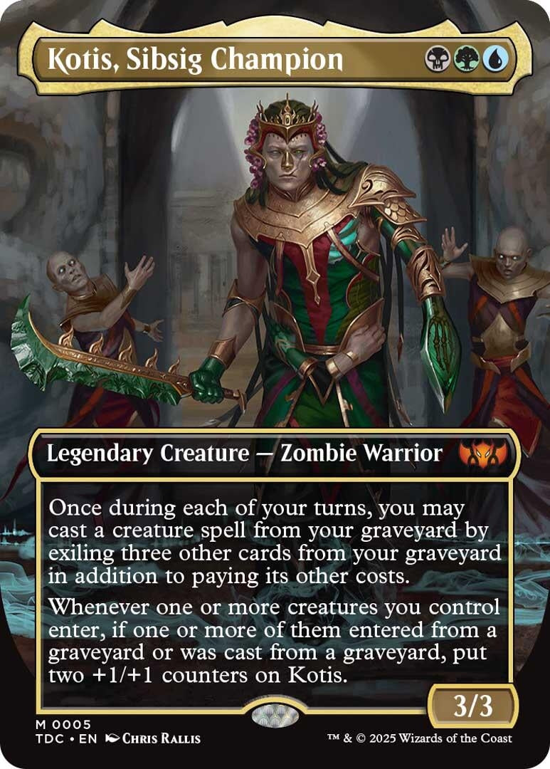 Image for Kotis, Sibsig Champion (Borderless) (5) [Tarkir: Dragonstorm] - Magic: The Gathering