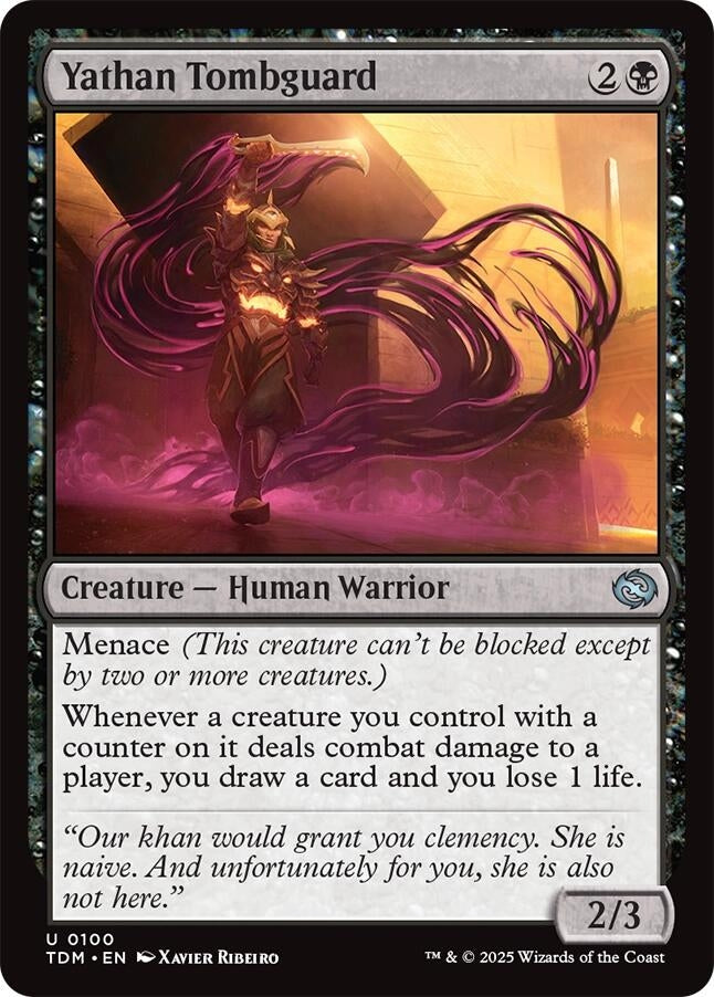 Image for Yathan Tombguard (100) [Tarkir: Dragonstorm] - Magic: The Gathering