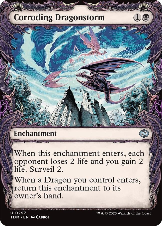 Image for Corroding Dragonstorm (Showcase) (297) [Tarkir: Dragonstorm] - Magic: The Gathering