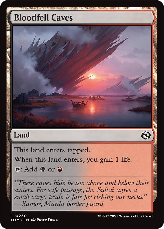 Image for Bloodfell Caves (250) [Tarkir: Dragonstorm] - Magic: The Gathering