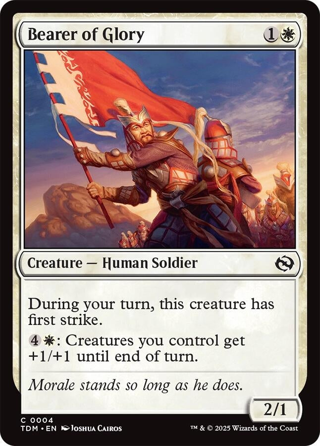 Image for Bearer of Glory (4) [Tarkir: Dragonstorm] - Magic: The Gathering