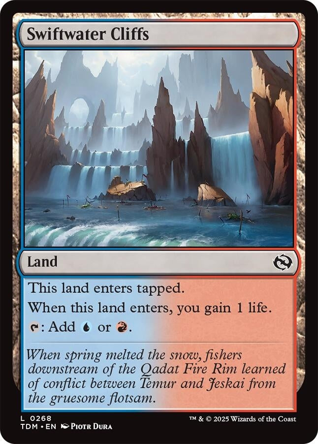 Image for Swiftwater Cliffs (268) [Tarkir: Dragonstorm] - Magic: The Gathering