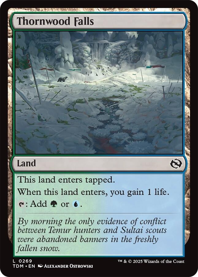 Image for Thornwood Falls (269) [Tarkir: Dragonstorm] - Magic: The Gathering