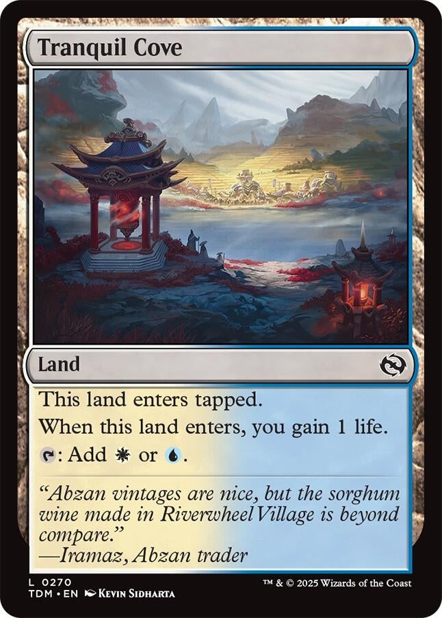 Image for Tranquil Cove (270) [Tarkir: Dragonstorm] - Magic: The Gathering