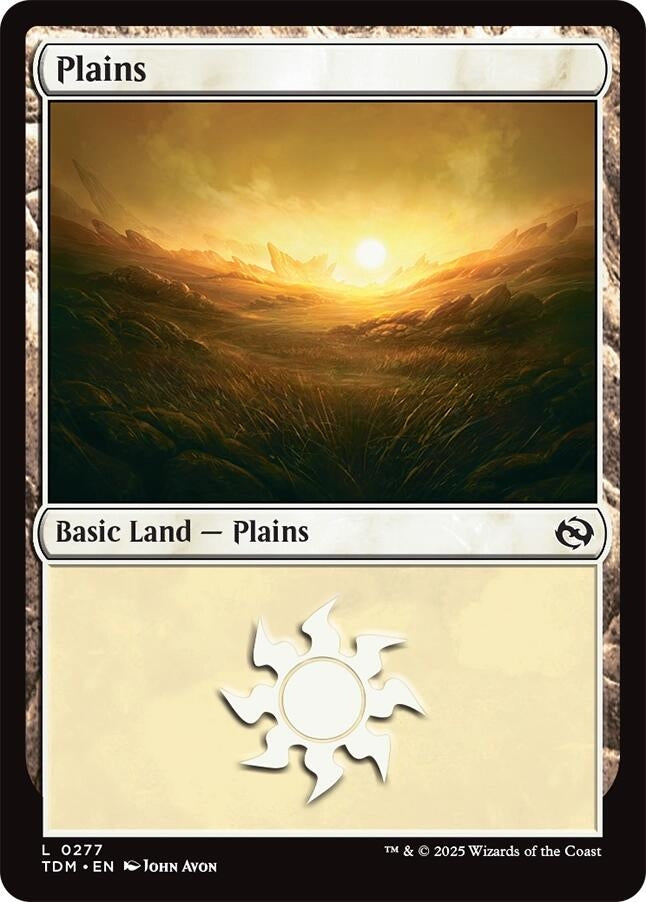 Image for Plains (0277) (277) [Tarkir: Dragonstorm] - Magic: The Gathering