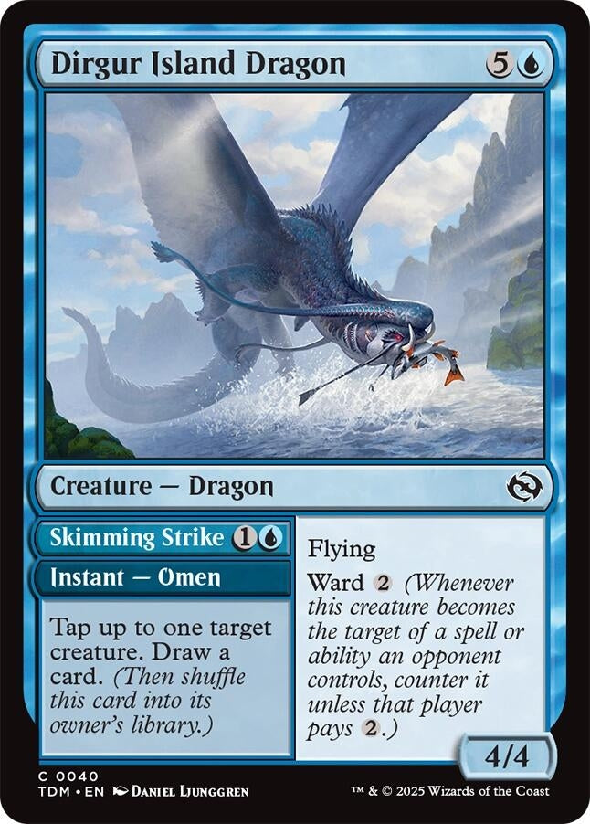 Image for Dirgur Island Dragon (40) [Tarkir: Dragonstorm] - Magic: The Gathering