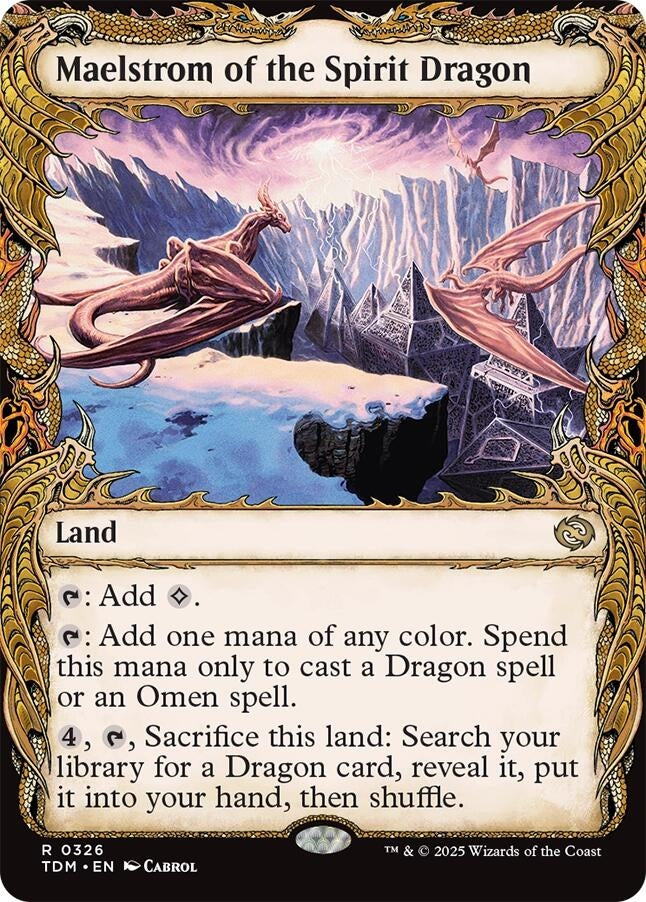 Image for Maelstrom of the Spirit Dragon (Showcase) (326) [Tarkir: Dragonstorm] - Magic: The Gathering