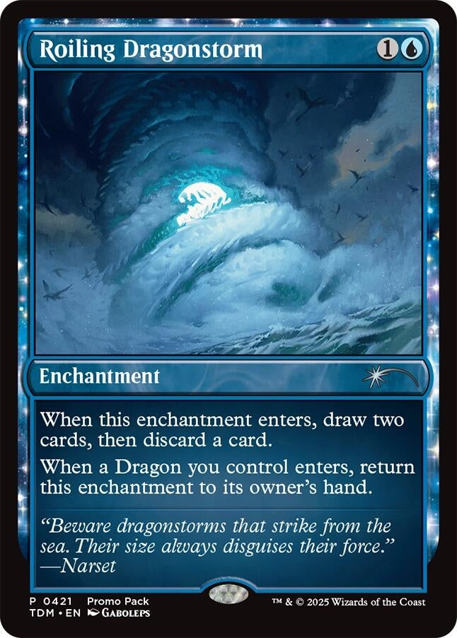Image for Roiling Dragonstorm (421) [Tarkir: Dragonstorm] - Magic: The Gathering
