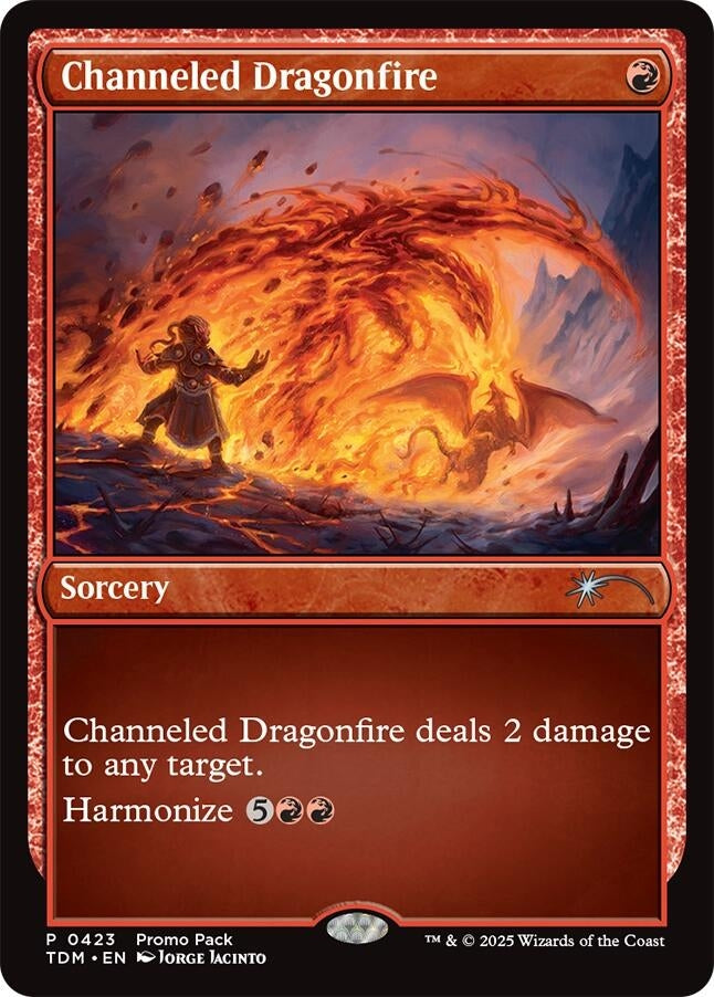 Image for Channeled Dragonfire (423) [Tarkir: Dragonstorm] - Magic: The Gathering