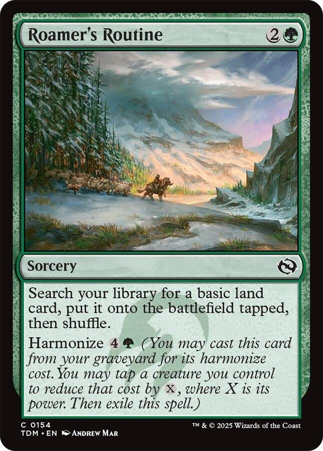Roamer's Routine (154) [Tarkir: Dragonstorm]