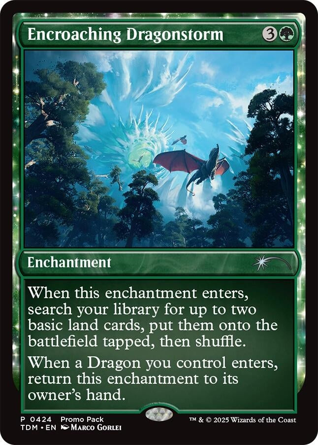 Image for Encroaching Dragonstorm (424) [Tarkir: Dragonstorm] - Magic: The Gathering