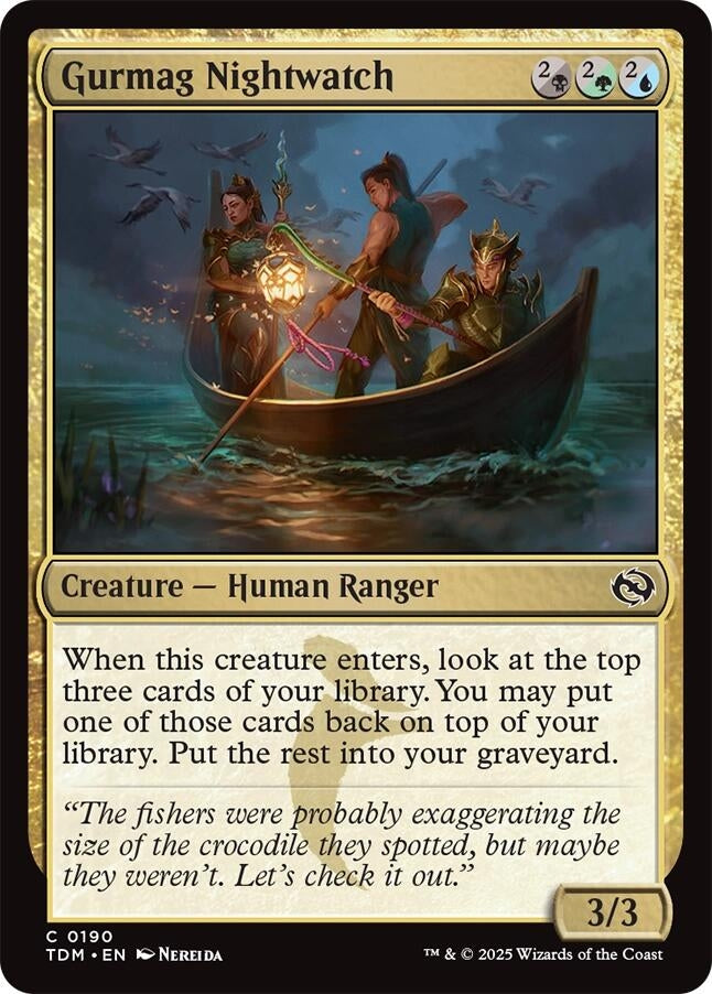 Image for Gurmag Nightwatch (190) [Tarkir: Dragonstorm] - Magic: The Gathering