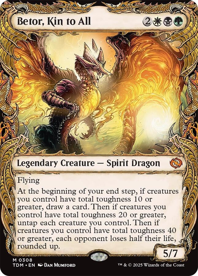 Image for Betor, Kin to All (Showcase) (308) [Tarkir: Dragonstorm] - Magic: The Gathering
