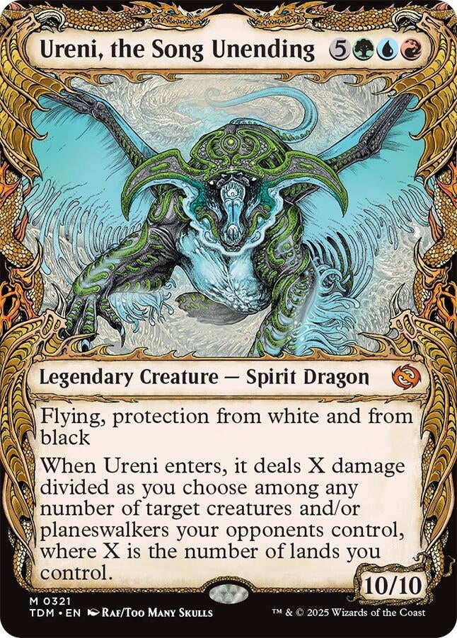 Image for Ureni, the Song Unending (Showcase) (321) [Tarkir: Dragonstorm] - Magic: The Gathering