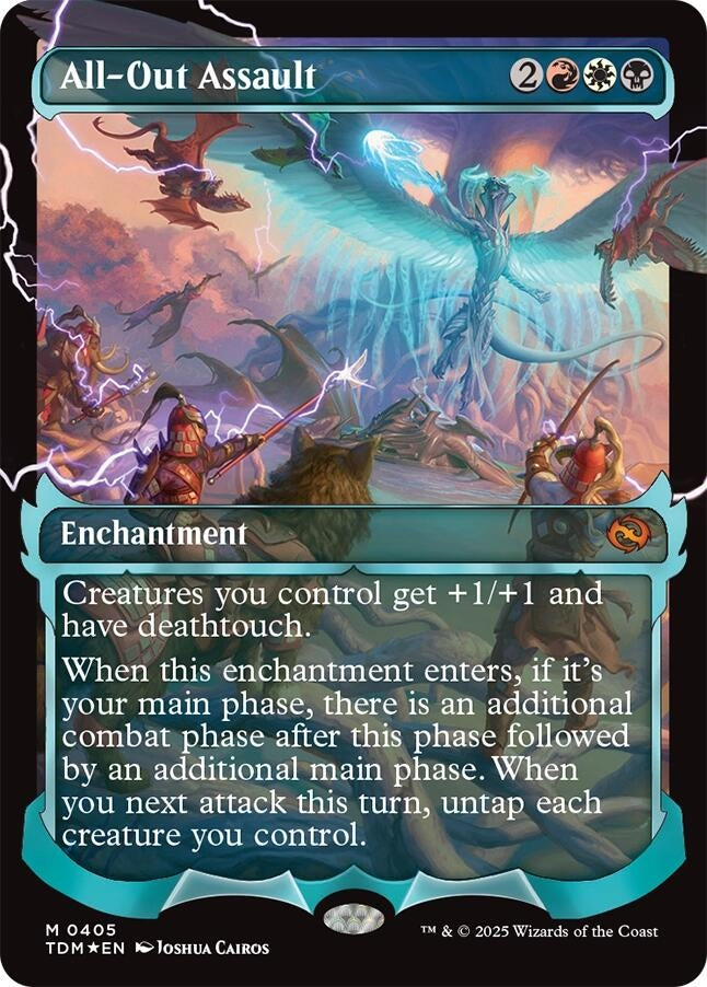 Image for All-Out Assault (Showcase) (405) [Tarkir: Dragonstorm] - Magic: The Gathering