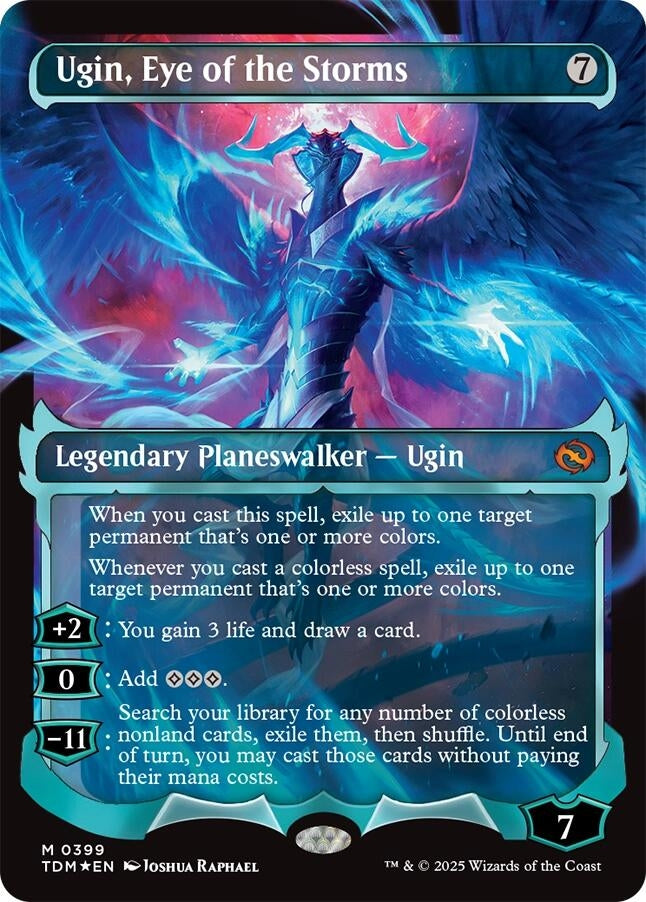 Image for Ugin, Eye of the Storms (Showcase) (399) [Tarkir: Dragonstorm] - Magic: The Gathering