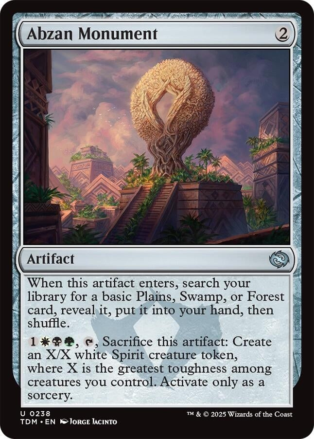 Image for Abzan Monument (238) [Tarkir: Dragonstorm] - Magic: The Gathering