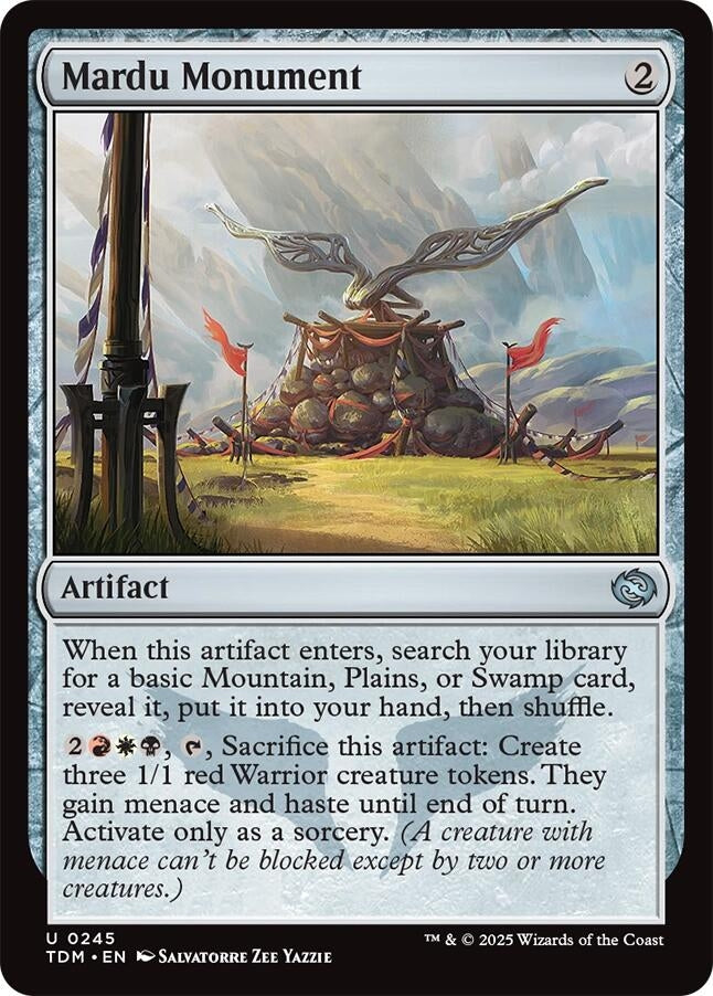 Image for Mardu Monument (245) [Tarkir: Dragonstorm] - Magic: The Gathering