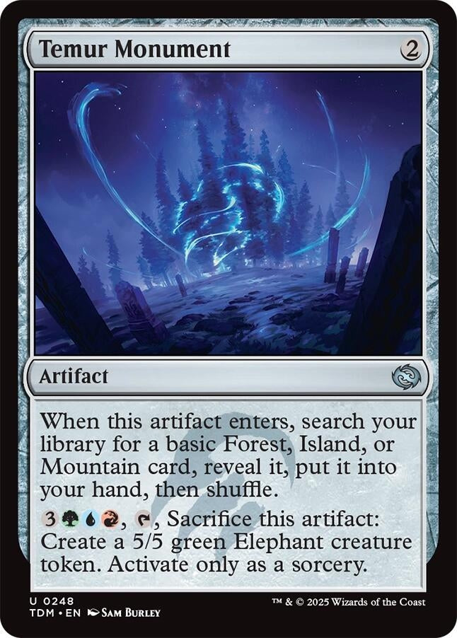 Image for Temur Monument (248) [Tarkir: Dragonstorm] - Magic: The Gathering