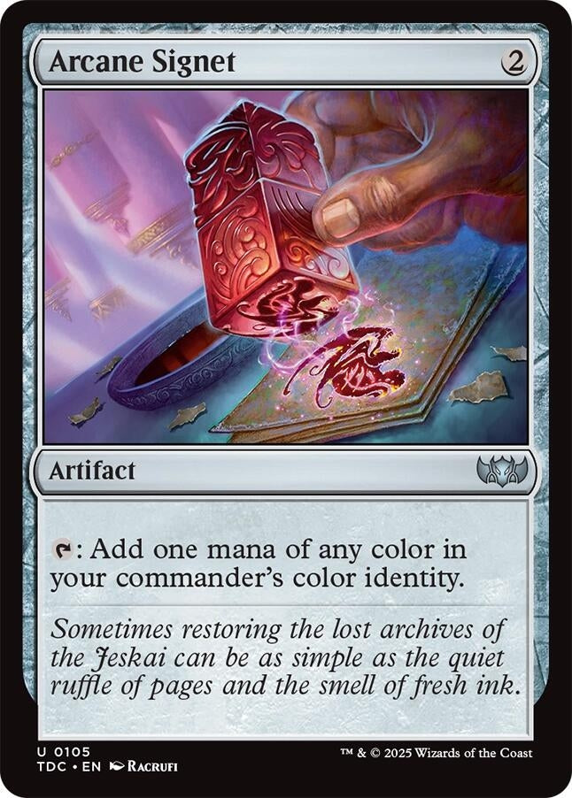 Image for Arcane Signet (105) [Tarkir: Dragonstorm] - Magic: The Gathering
