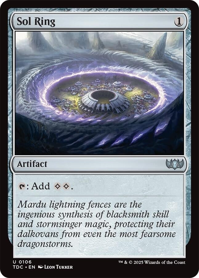 Image for Sol Ring (106) [Tarkir: Dragonstorm] - Magic: The Gathering