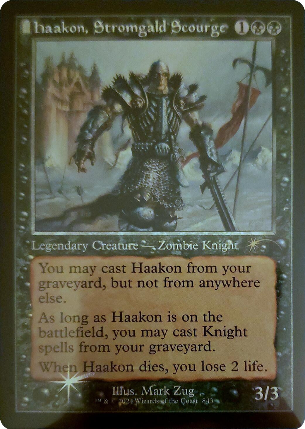 Image for Haakon, Stromgald Scourge (Retro Frame) (843) [Secret Lair Drop Series] - Magic: The Gathering