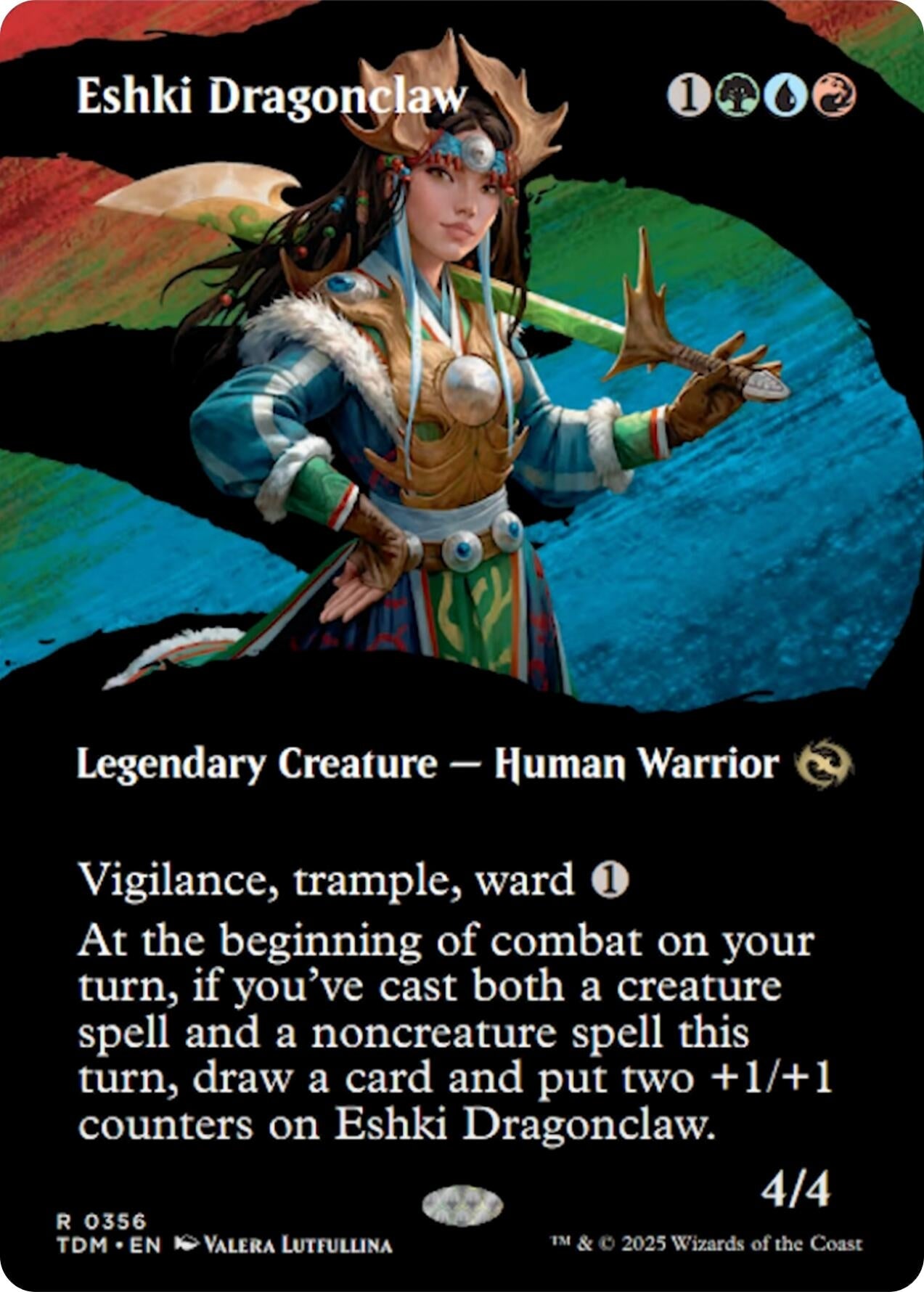 Image for Eshki Dragonclaw (Borderless) (356) [Tarkir: Dragonstorm] - Magic: The Gathering