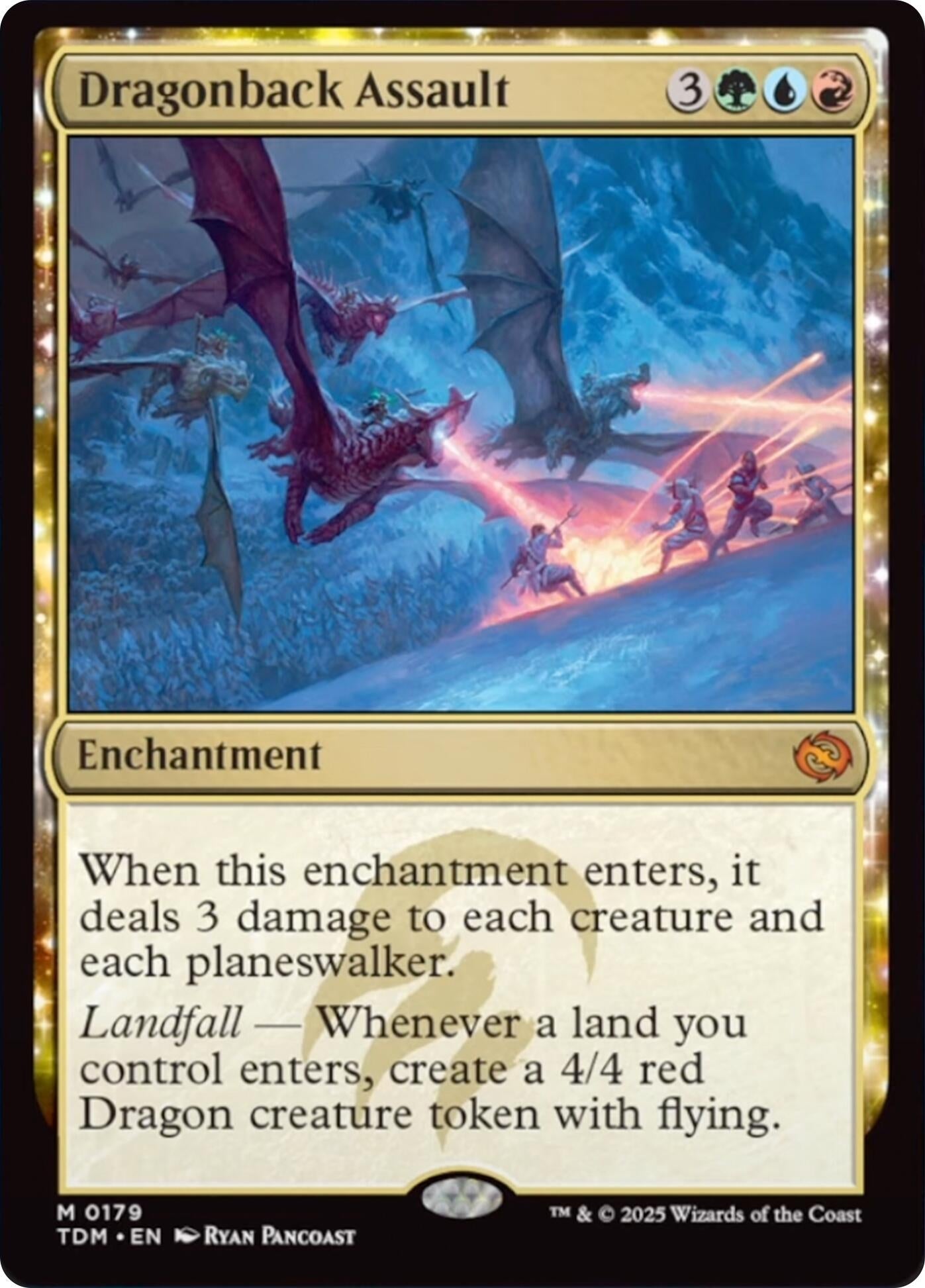 Image for Dragonback Assault (179) [Tarkir: Dragonstorm] - Magic: The Gathering