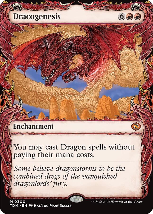 Image for Dracogenesis (0300) (Showcase) (300) [Tarkir: Dragonstorm] - Magic: The Gathering